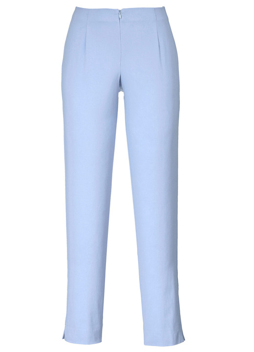 Hosen mit Knopf- und Reissverschluss - Hose in Knöchellänge , in Größe 019 bis 052, in Farbe HELLBLAU Ansicht 1