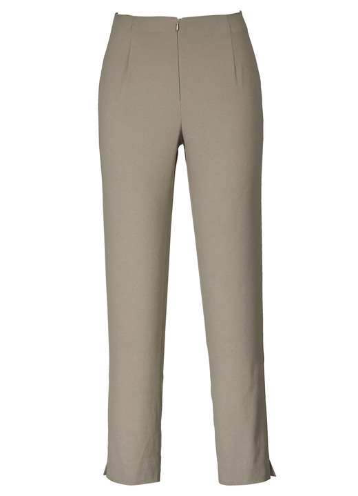 Hosen mit Knopf- und Reissverschluss - Hose in Knöchellänge , in Größe 019 bis 052, in Farbe TAUPE Ansicht 1