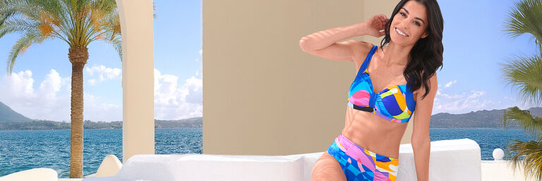 Dame im Bikini 
