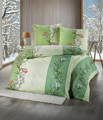 Bewerbung des Bereiches: Bettw&auml;sche