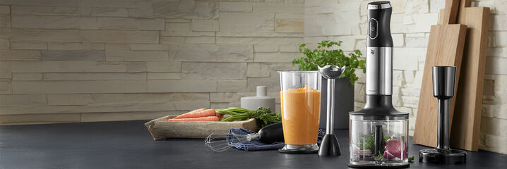 Küchengeräte: Zerkleinerer, Stabmixer und Messer