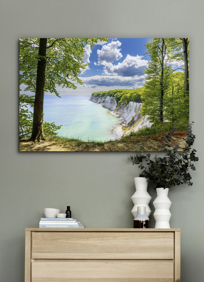 Bild "Kreidefelsen an der Küste der Ostsee auf der Insel Rügen" 