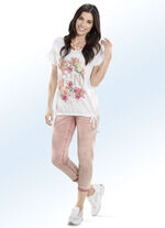 Jeans in 7/8-Länge mit modischer Saumfärbung ROSENHOLZ