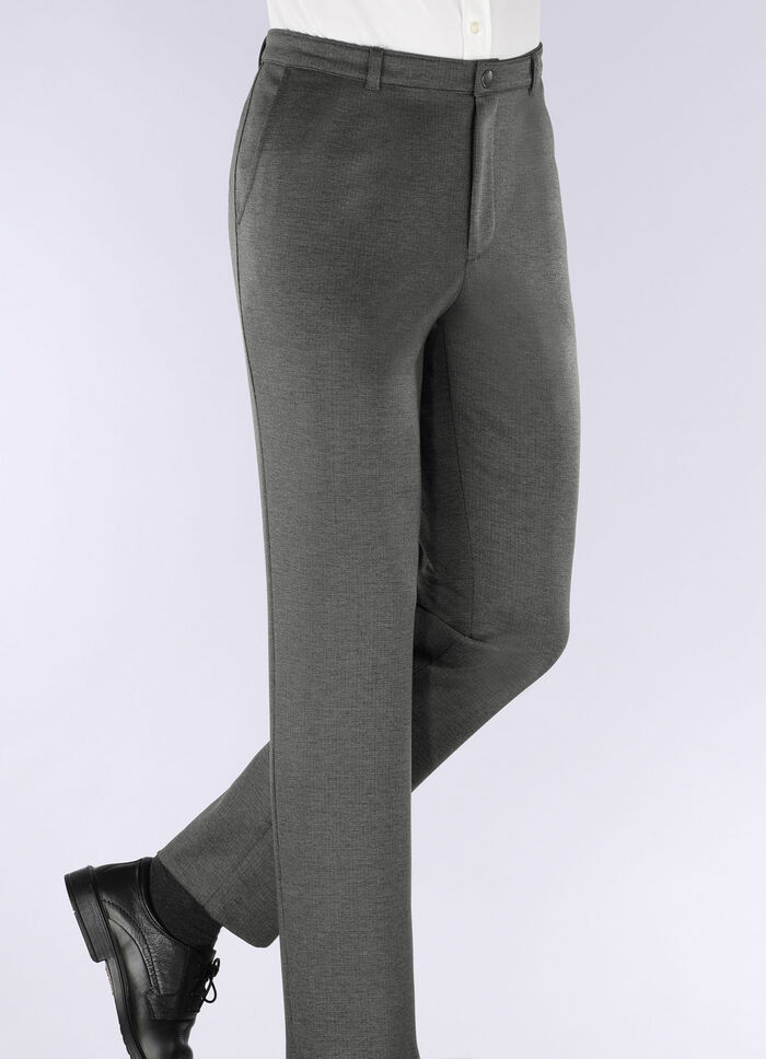 «Klaus Modelle»-Hose in 3 Farben ANTHRAZIT MELIERT
