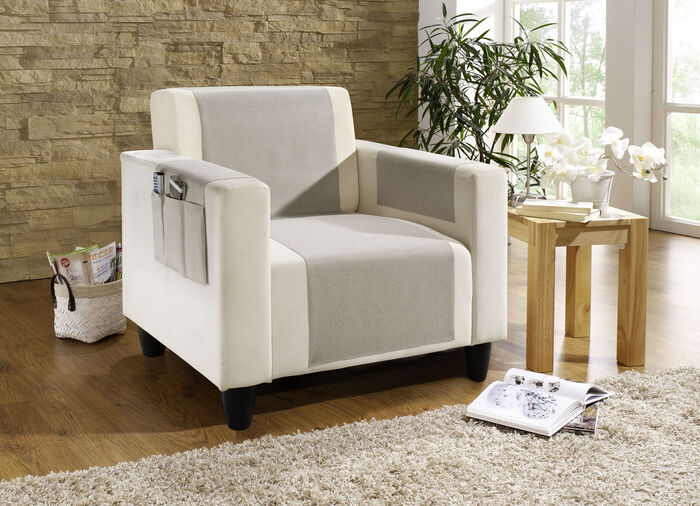 Dekorative Sessel- und Sofaüberwürfe NATUR