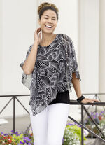 Interessante Poncho-Tunika 