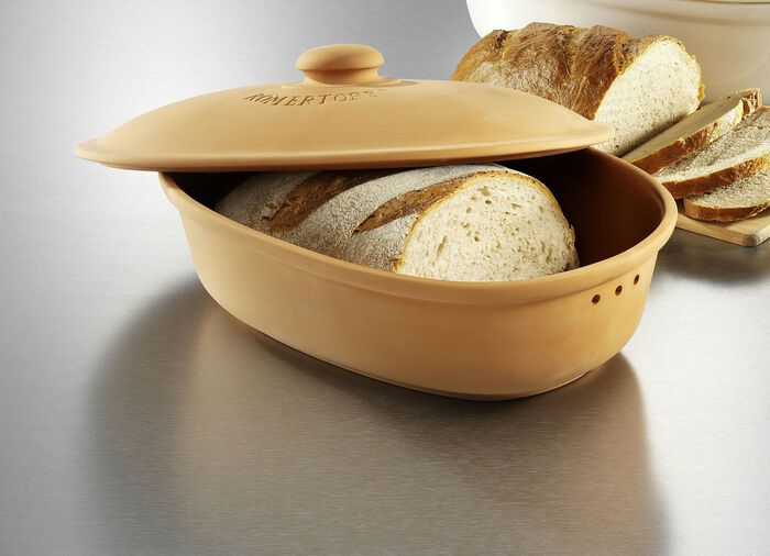 Römertopf Brottopf aus Naturton TERRACOTTA