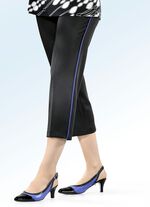 Hose mit Kontrastpaspel 