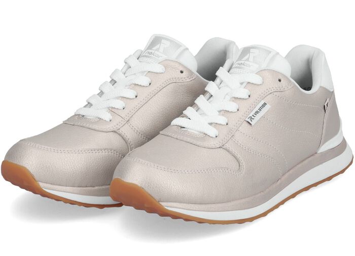 Rieker Sneaker mit MemoSoft-Textilfussbett GOLDBEIGE