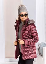 Jacke mit abnehmbarer Kapuze PURPLE