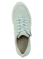 Caprice, trendige Damen-Sneaker, Weite G, mit herausnehmbarem Fussbett TÜRKIS