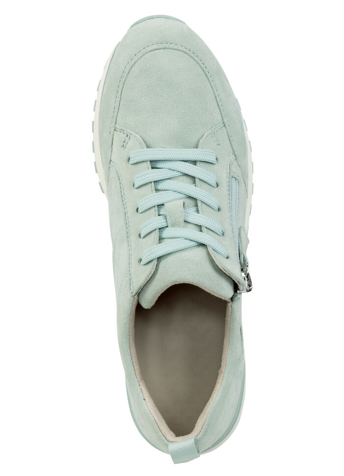 Caprice, trendige Damen-Sneaker, Weite G, mit herausnehmbarem Fussbett TÜRKIS