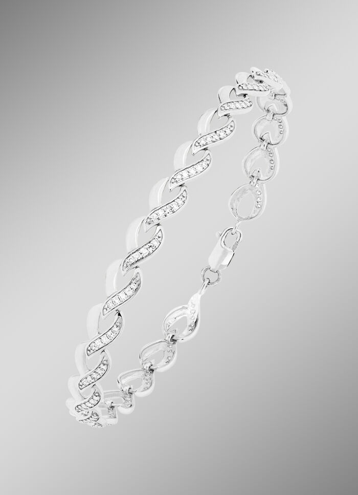 Hochwertiges Armband in Weissgold 