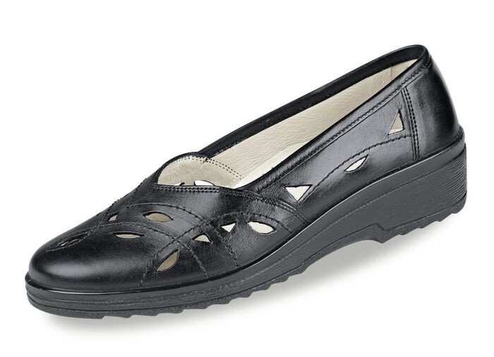 Slipper mit weicher Polsterung SCHWARZ