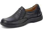 Slipper mit atmungsaktivem Fussbett SCHWARZ