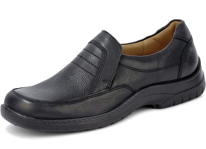 Slipper mit atmungsaktivem Fussbett SCHWARZ