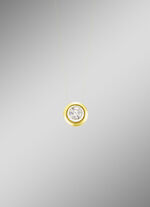 Exklusiv bei Bader: Anhänger in Bicolor mit 1 Brillant 