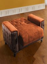 Polstermöbel mit Bettkasten und Liegefunktion BRAUN-TERRA