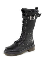 Andrea Conti Schnür-Stiefel mit verstellbarer Schliesse SCHWARZ