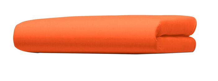 Multi-Stretch-Spannbetttuch aus Baumwolle und LYCRA&reg; Elastan ORANGE