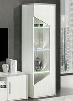 Möbelserie mit LED-Beleuchtung und Softclose BIRKE W.-SILBER