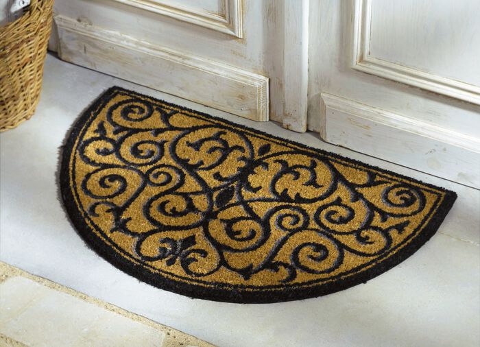 Rutschhemmende Schmutzfangmatte NATUR-SCHWARZ