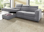 Polsterecke mit Bettfunktion GRAU