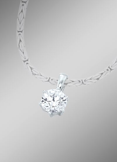 Anh&auml;nger in Wei&szlig;gold 