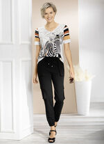 Shirt mit Kontrast-Druck 
