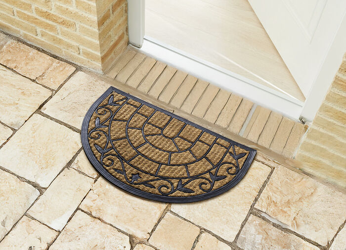 Fussmatte in Gusseisen-Optik 