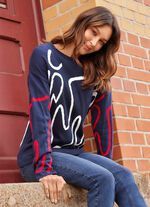 Pullover mit grafischem Jacquardmuster 