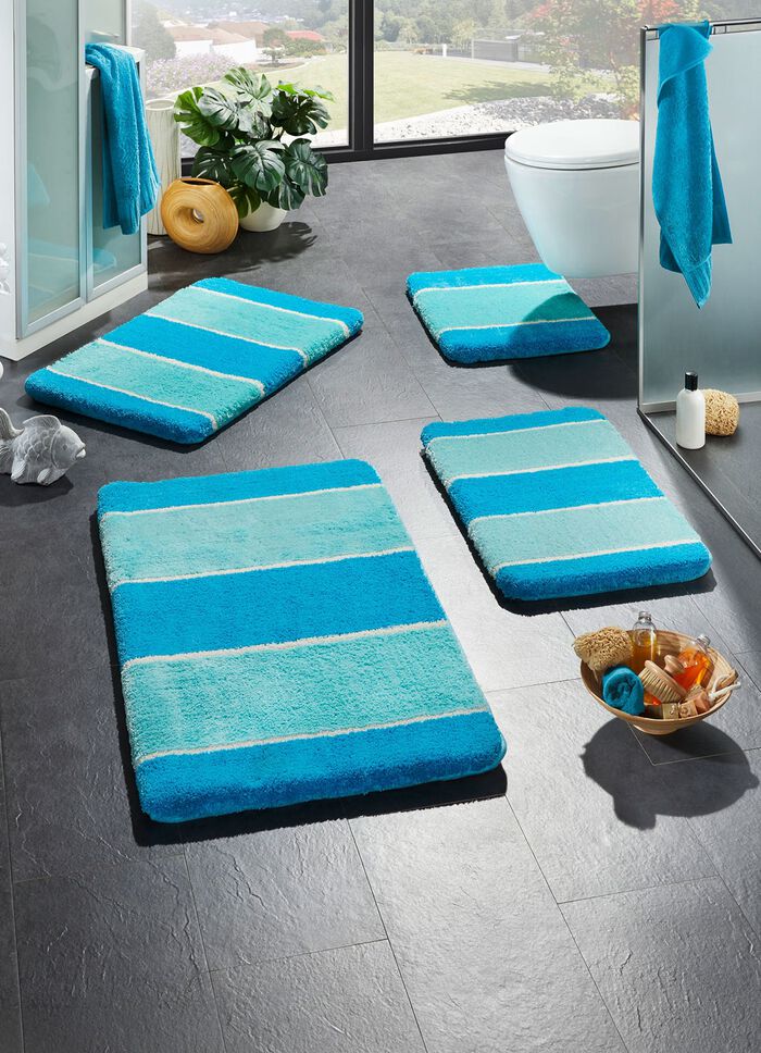 Badteppiche mit rutschhemmender R&uuml;ckseite 