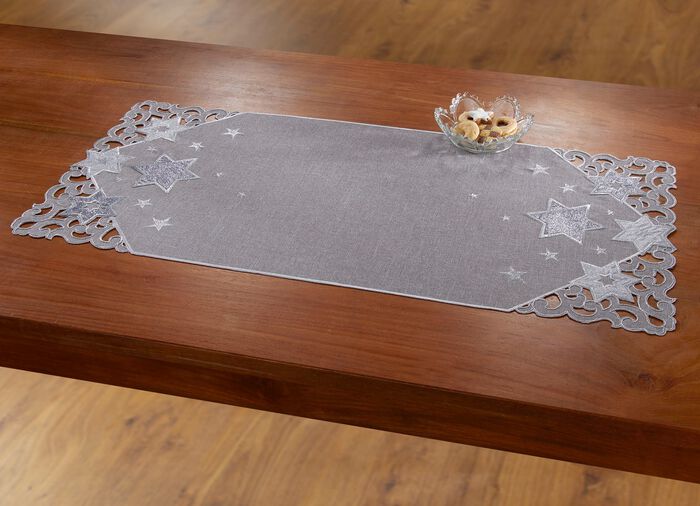 Tisch- und Raumdekoration HELLGRAU