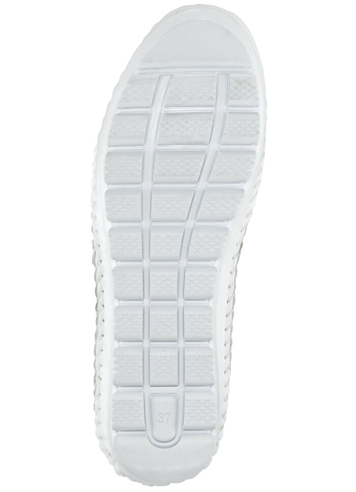 Gemini Mokassin-Stiefelette mit verstellbarer Zierspange WEISS