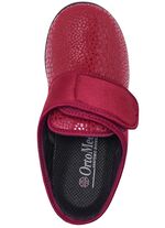 Pantoffel aus Elastik und Veloursmaterial BORDEAUX