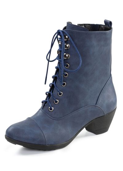 Andrea Conti, modische Damen-Stiefeletten, Winterschuhe, Weite G, mit Reissverschluss 