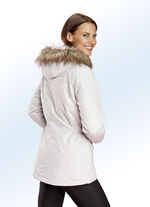 Funktionsjacke mit seitlichen Taillengummizügen 