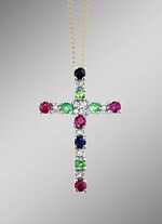 Kreuz-Anh&auml;nger aus Gold 