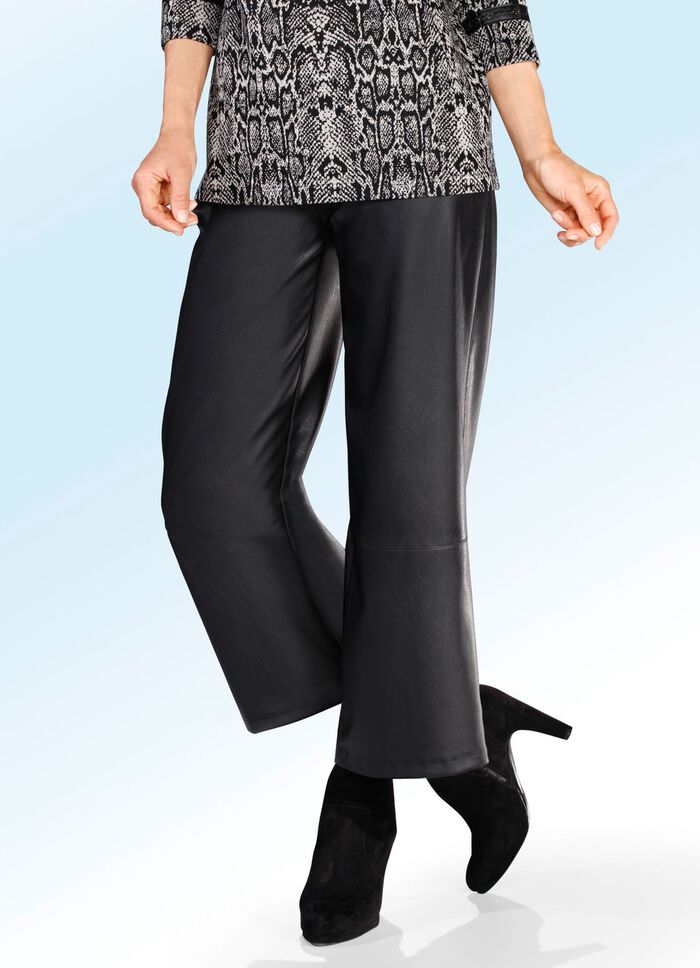 Hose aus softem Nappaleder-Imitat 