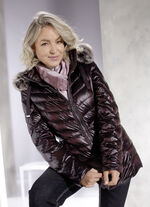 Daunenjacke in 2 Farben KASTANIE