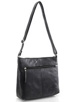 Laurina, Tasche, Damen, mit verstellbarem Umh&auml;ngeriemen SCHWARZ