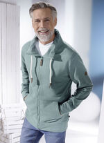 Sweatjacke mit Kängurutaschen 