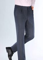 &laquo;Klaus Modelle&raquo;-Edeljeans mit Bundfalten in 2 Farben 