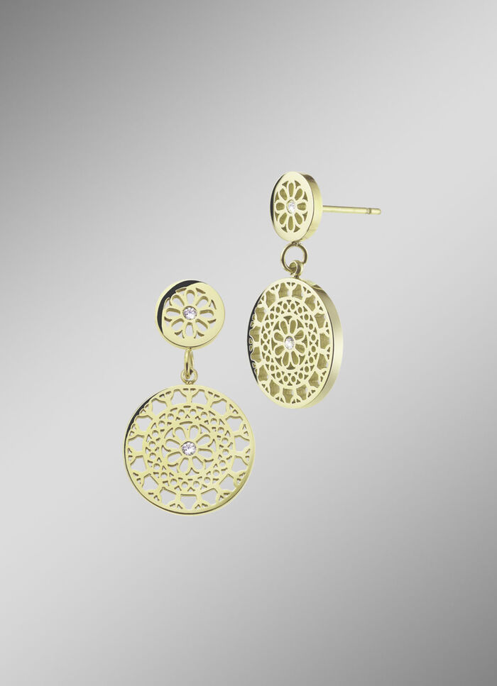 Wundervolle Ohrstecker mit Kristallen 