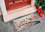 Fussmatte mit winterlichem-Motiv 