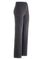 Nadelstreifenhose in modischer Weite ANTHRAZIT-HELLGRAU