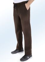 &laquo;Plantier&raquo;-Freizeithose DUNKELBRAUN