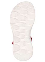 SKECHERS, sportliche Damen-Sandalen, mit geformter Slip-Ins Fersenplatte MAUVE