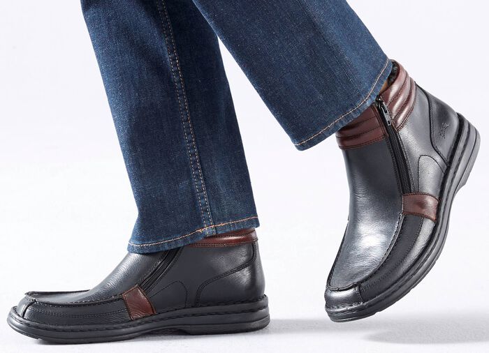 GINO GALANTE, gef&uuml;tterte Herren-Boots, Winterschuhe, mit herausnehmbarem Fussbett 