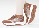 Caprice, trendige Damen-Sneaker, Weite G, mit herausnehmbarem Fussbett 